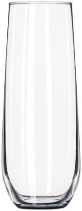 Libbey RLB8101 Чаша за мартини, без краката № 224 с газирана вода (опаковка от 6 броя)
