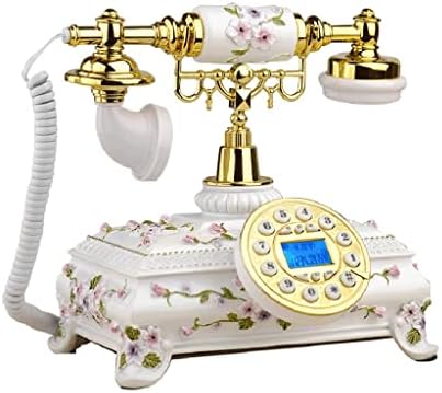 ZJHYXYH Старинни Антикварни Телефони От Смола с Ръчно изработени Стационарен Телефон, Фиксиран за вашия дом Офис Хотел