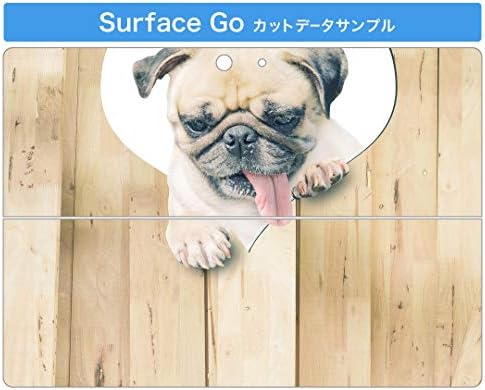 стикер igsticker за Microsoft Surface Go/Go 2, Ультратонкая Защитен Стикер за тялото, Скинове 013529, Собачье Сърцето на Мопс