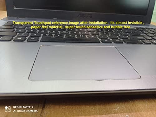 (2 броя) Защитно покритие тъчпада на лаптопа Ecomaholics за лаптоп MSI GV15 Thin (11Sx) 15,6 инча, Прозрачно Защитно фолио за трековой панел, Устойчив На надраскване и Пръстови отпеч