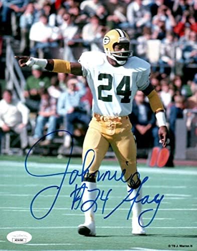 Джони Грей Подписа Снимка с Размер 8X10 с Автограф на Грийн Бей Пакърс JSA AB54589 - Снимки NFL с автограф