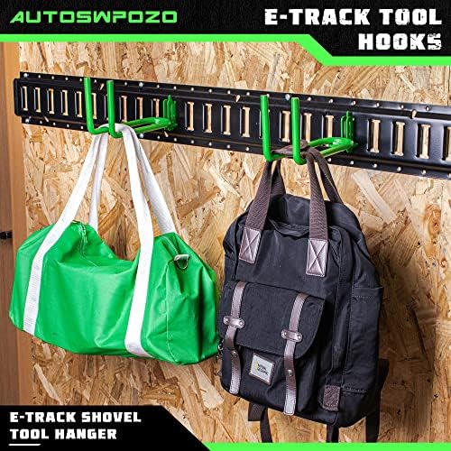 AUTOSwpozo 8-Pack E-Track Тежкотоварни Лопата /Закачалка за инструменти, E-Track Куки за инструменти, Гребла, Лопати в Прицепах, камиони,