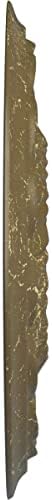 Тавана Медальон Ekena Millwork CM11BLMMC Jet Blackthorne, 11 3/4 OD x 3 5/8ID x 1P, Ръчно рисувани Mississippi Mud Crackle