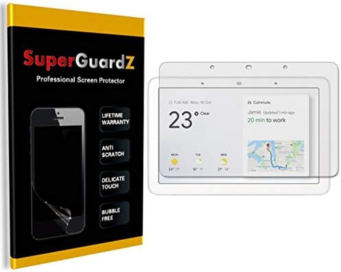 [3 опаковки] Защитно фолио за екрана Google Home Hub - SuperGuardZ, с антирефлексно покритие, матирана, със защита от пръстови отпечатъци, със защита от мехурчета [Доживотна подмя