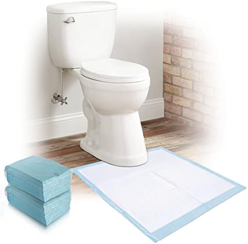 50 ЕДНОКРАТНИ КОНСУМАТИВИ TOIDYMAT - Актуализиран подложка за тоалетна - Абсорбиращи контур подложки от незадържане на урина за бани –