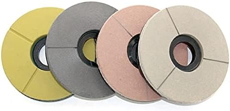 4-инчов диамантени шлифовъчни дискове от смола за полиране на мрамор 100 мм карета перална тампон на базата на смола ЧЕРНО, ЧЕРВЕНО, БЯЛО 1 от XMEIFEI PARTS (Цвят: БЯЛ, размер: