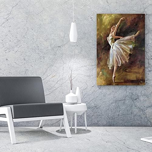 Художествен Плакат Ръчно изработени маслени картини на Едгар Дега Балерина Съвременно Произведение на Изкуството, върху Платно,