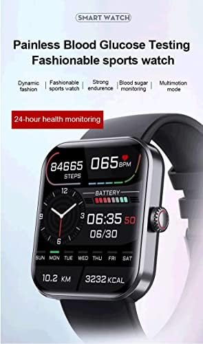 Река сена [Мониторинг на сърдечната честота и кръвното налягане в продължение на целия ден] Модни умни часовници с Bluetooth,