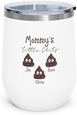 Mommy's Little Shts на персонален Подарък За едно Кафе Чаши с името на вашето Дете, е най-Добрата В света Поименна Чаша за майките, най-Добрият В света на персонален подарък З