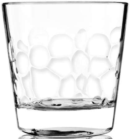 Комплект Чаши за уиски Circleware Coronado с тежка основа, Комплект от 4 Чаши за напитки, Съдове за развлечения, Съдове за вода,