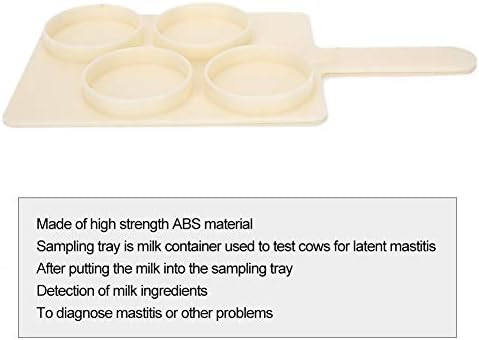 Събиране на мляко VINGVO, Тава За вземане на проби мляко Сигурен Тава За Тестване на мляко, Abs, Лаборатория за тестване на Мастит Лаборатория Дъска за тестване на Масти?