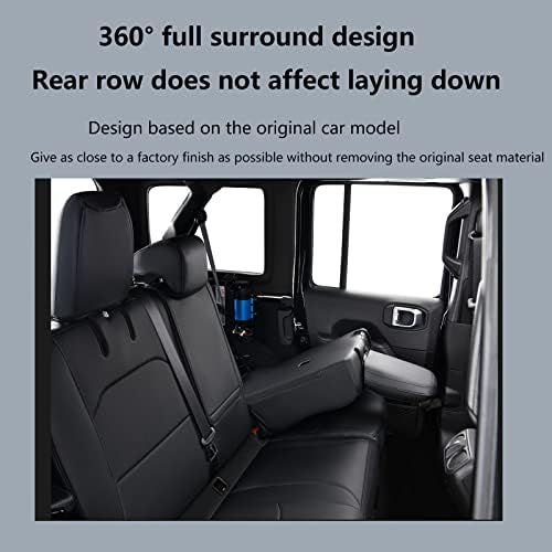 калъфи за автомобилни седалки luxuperce, произведени по поръчка за Jeep Gladiator 2020-2023 с Водоустойчива кожа и е съвместимо