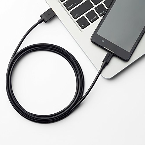 Basics USB 2.0 A-Штекерный кабел Micro B, 6 Фута висок, Черен, 5 броя, Принтер