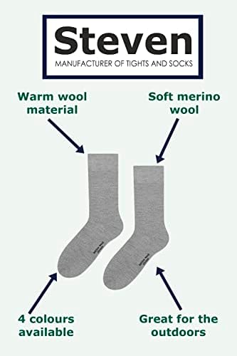 Мъжки чорапи от мериносова вълна | Daniela | Топли чорапи на подушечках за преходи/туризъм
