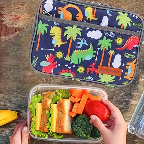 NUOBESTY Kids Bento Box Изолирано Чанта за Обяд, Термална Детска Чанта За Обяд, Кутия за Преносим Bento, Контейнер за Обяд, Японската Чанта