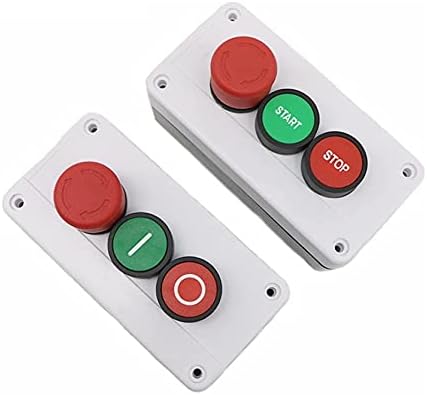 BEFIA NC Аварийно спиране, без Червено-Зелено кнопочного прекъсвач Станция Start Stop само уплътняващи Водоустойчив Ключ ключ