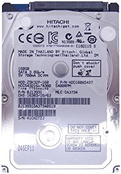 2,5-инчов твърд диск SATA Hitachi 160GB Travelstar Z5K320 (5400 об/мин, 8 MB кеш, 7 мм)