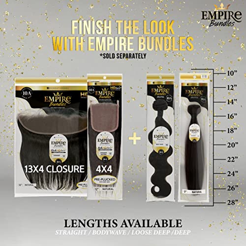 Sensationnel Empire Пакет weave hair - естествени коси за удължаване, Непреработени кок коса, копринена текстура, цвят яки - HH EMPIRE