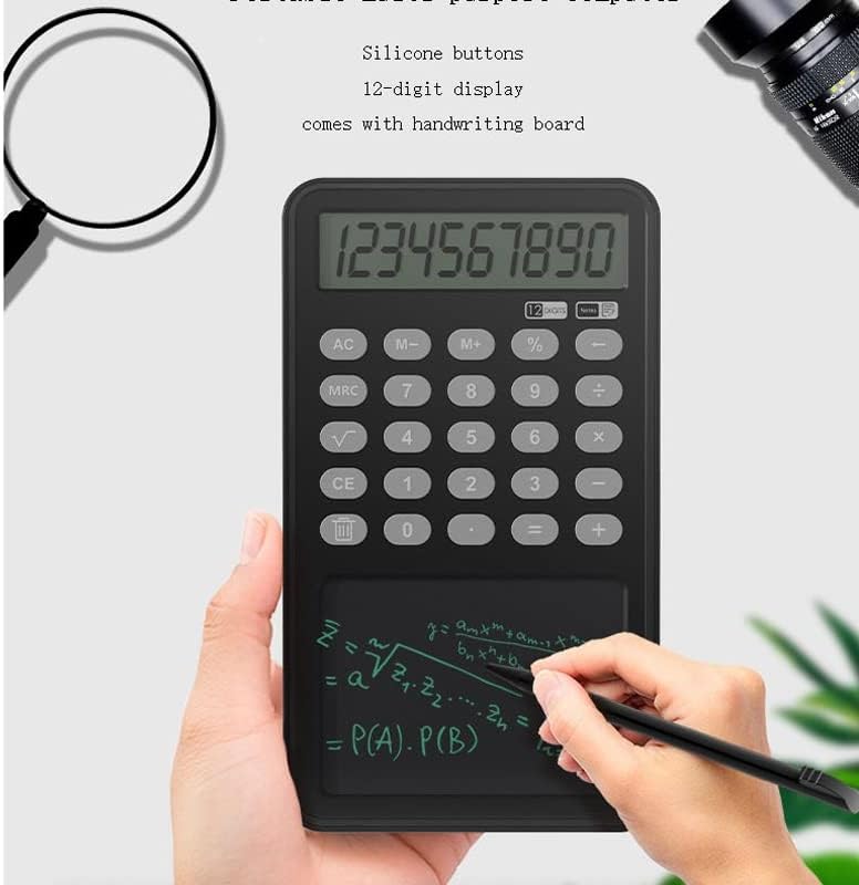 Многофункционален калкулатор JFGJL за бизнес офис, Преносим LCD таблет за въвеждане на ръкописен текст, финансов калкулатор с 12-фигурални