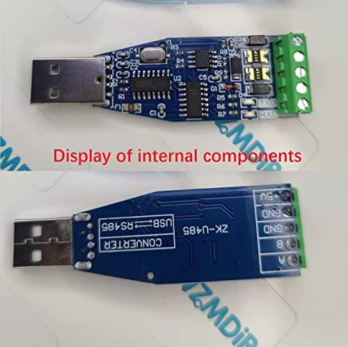Конвертор WWZMDiB USB към RS485 Автоматично разпознава и контролира посоката на пренос на данни Оригинални чипове CH340, предаване на разстояние до 1200 метра (тестван на скор?