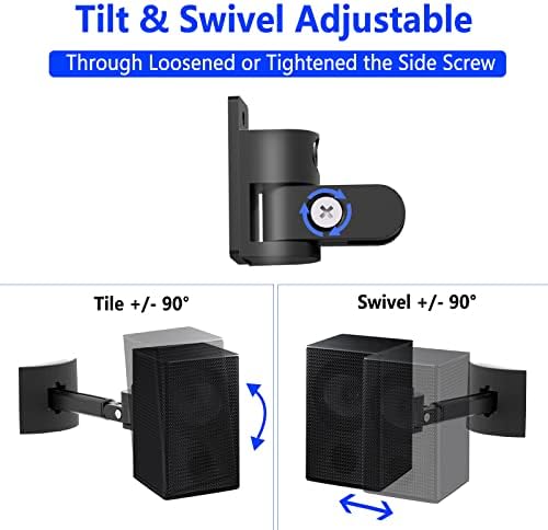 notiela Монтиране на стена за монтиране на говорителя на тавана за Samsung SWA-9100S SWA-9000S SWA-8500S Закрепване на задната