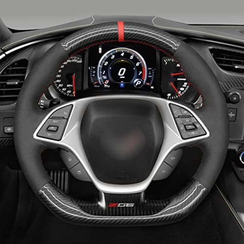 Седалките на волана MEWANT за Chevrolet Corvette (C7) 2015-2019 Chevrolet Corvette Stingray Z06, Зашити на ръка, Апликация