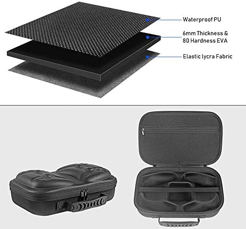 Пътен калъф за контролера PS5 DualShock, Защитна чанта За съхранение, който е Съвместим с wi-fi контролер на Sony Playstation