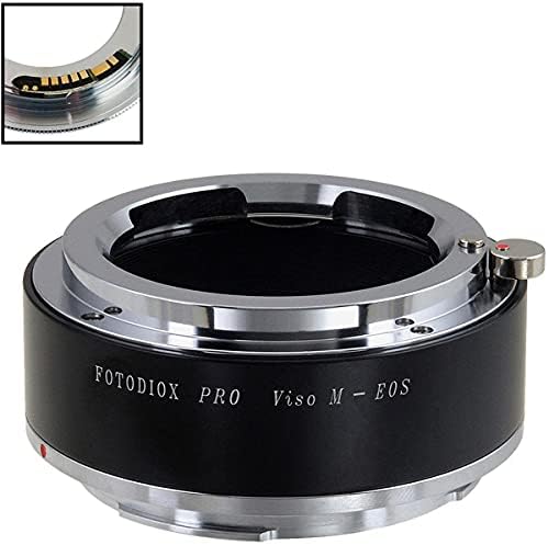 Адаптер за закрепване на обектива Fotodiox, съвместим с огледален обектив Leica R на корпуса на фотоапарата Canon EOS (EF,