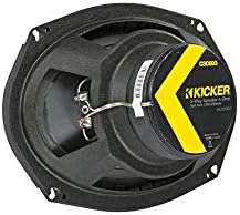 Двойката коаксиални високоговорители Kicker CS Series мощност 150 W, 6 x 9 Инча за автомобилни аудио системи, Черен
