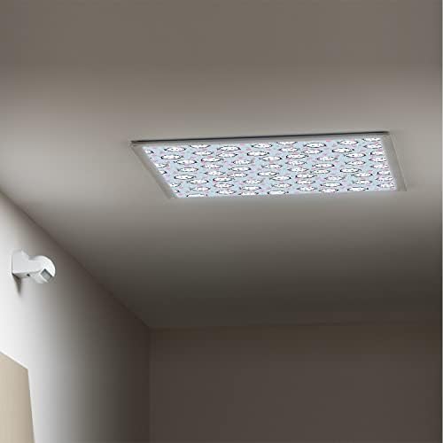 Капачки флуоресцентни лампи за таван разпръскване панели-Фигура Нарвала-Капачки флуоресцентни лампи за по-хладно кабинет-Окачен