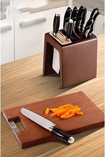 Държач за Нож Домакинство Кухненски Принадлежности Многофункционален Рафтове За Съхранение на Ножове Рафтове от Дървен Държач