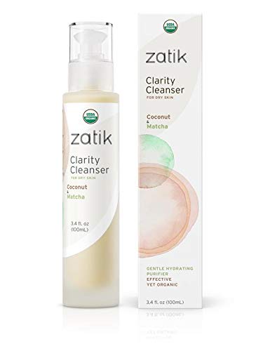 Почистващо средство ZATIK Organic Cnut & Matcha Яснота Cleanser, на 3,4 FZ