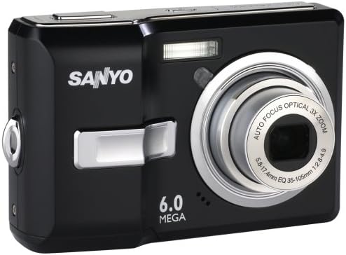 Sanyo S650 6-Мегапикселова Цифрова камера с 3-кратно оптично увеличение