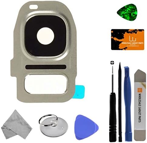 Обектива на камерата за Samsung Galaxy S7 и S7 Edge (Сребро, титан) (Кристал) с набор от инструменти