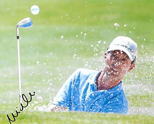 Майк Уиър, Играч на голф PGA, Снимка с Автограф, Голф 8х10, Ще бъде приложен сертификат за съответствие с Подкрепа на Снимка, Подпис на Майк