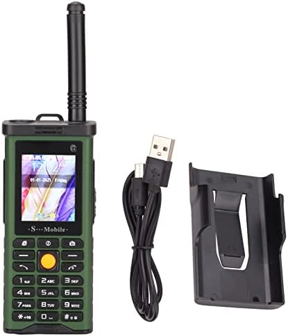 Отключени телефон Socobeta, Обикновен мобилен телефон с 4 СИМ-карти за ежедневна употреба (зелен)