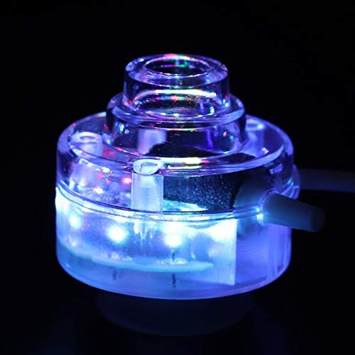 Zouminyy Цветни Градиентный лампа с еднакви изход на въздуха за гмуркане аквариум с мехурчета, led, Потопяема лампа, Водоустойчив