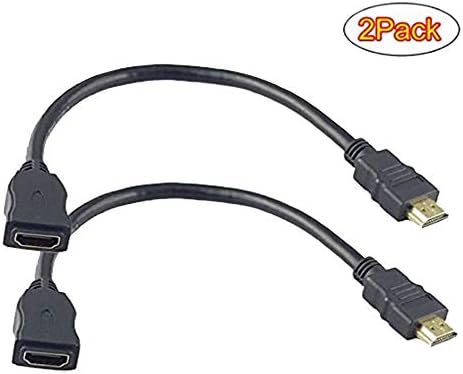 Seadream 2 пакет 1 Крак Високоскоростен HDMI конектор за свързване на кабел-адаптер между мъжете и жените е Кратък и удобен