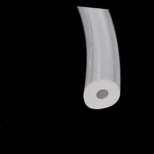 Силиконова тръба X-DREE 2 mm x 6 mm, огнеупорни маркуч 2 метра (Tubo flessibile resistente alle alte temperature del tubo от силикон,