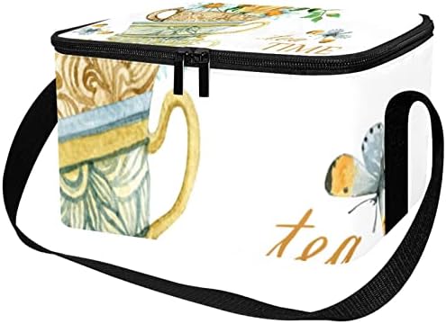 Дамски Чанта за обяд GUEROTKR, Кутия за Обяд за мъже, Дамски Кутия за Обяд, С шарени Пеперуди във формата на Цвете-Хризантема