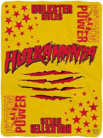 Плюшевое Одеяло Sleep Squad на WWE Hulk Hogan 60 х 80 Рейчъл –Суперзвезда Реслинга, Супер-Мек Каре