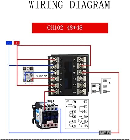 MOPZ Двоен изход SSR и реле CH102 CH402 CH702 CH902 Два релейни изхода LCD цифров PID интелигентен температурен регулатор 48-240