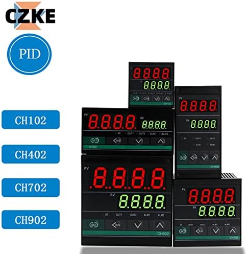 MAKEE Двоен изход SSR и реле CH102 CH402 CH702 CH902 Два релейни изхода LCD цифров PID интелигентен температурен регулатор 48-240