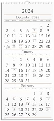 Стенен календар в 2024 година, 12 x 27, Голям, на 3 месеца (SW1152824)