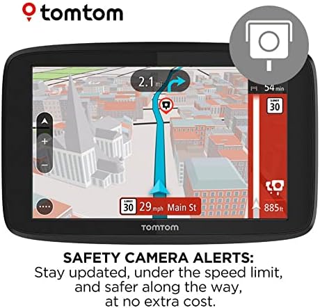 6-инчов GPS-навигационни устройства TomTom GO Supreme с карти на света, сигнали за движение и скорост с помощта на камерата на
