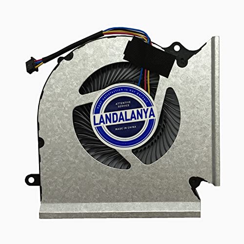 LANDALANYA Подмяна на Новия вентилатор за Охлаждане на процесора и графичния процесор за преносими компютри MSI GE66 Серия GP66 GL66
