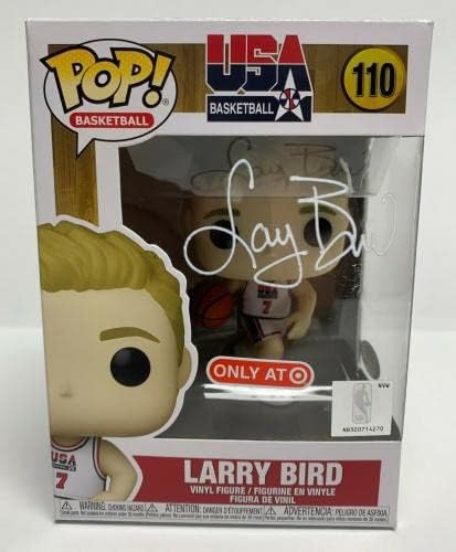 Лари Бърд е подписал Ексклузивен договор Funko Pop PSA 1C10627 на Олимпийските игри в САЩ Dream Team Target - Фигурки на NBA с автограф