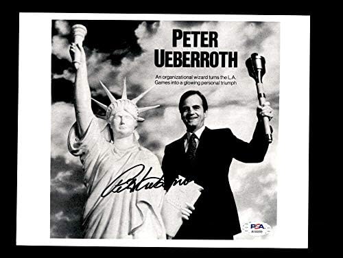 Питър Уэберрот PSA DNA Coa Автограф с автограф от ръката на 8x10