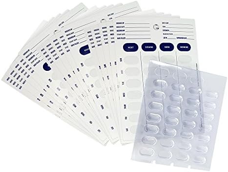 Комплект за презареждане на блистер опаковки на лекарства със студена запечаткой - Включва блистерные корита и карти за студена запечатки - Размери блистеров за об