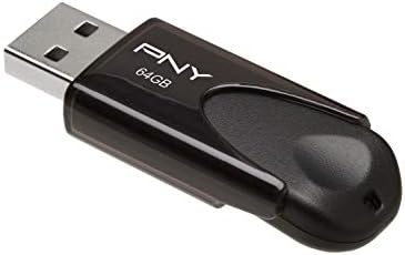 Флаш памет PNY 64GB Attaché 4 USB 2.0, Черен